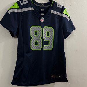 Seahawks #89, Baldwin NFL Jersey, women’s Large. New without tags.